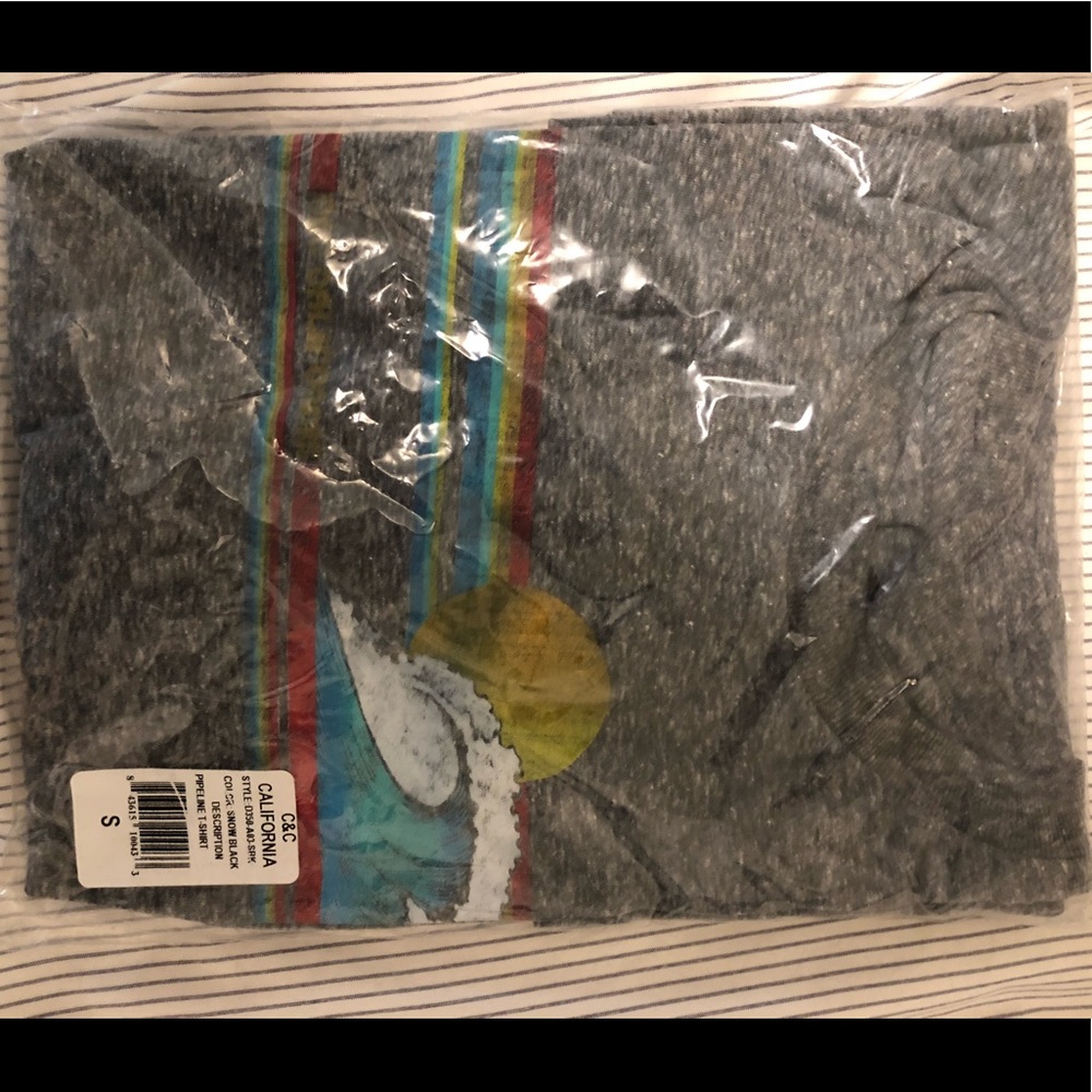 C&C California Pipeline Tee, men, size SMALL